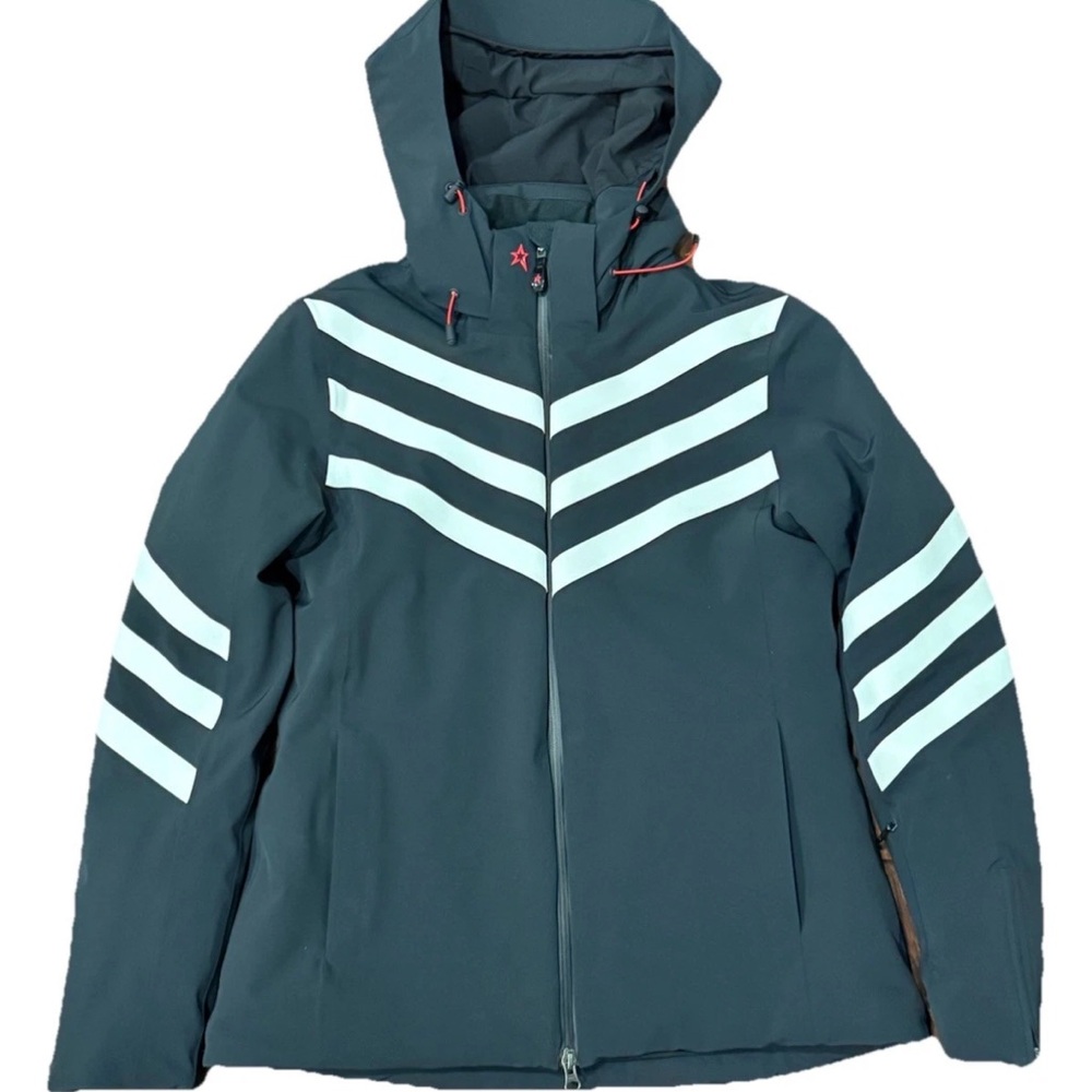 Perfect Moment Women's Ski Jacket in Teal and White NWOT